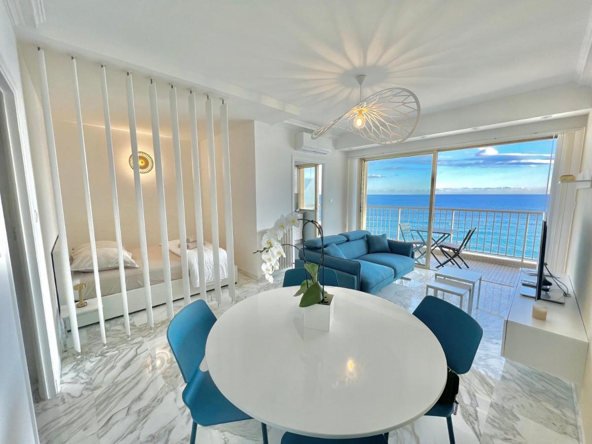 Seaviews By Jenni Menton, La Suite, Superbe Front De Mer, Top Emplacement Avec Terrasse Et Parking! Buitenkant foto