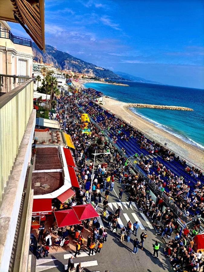 Seaviews By Jenni Menton, La Suite, Superbe Front De Mer, Top Emplacement Avec Terrasse Et Parking! Buitenkant foto